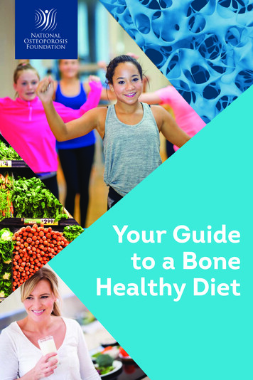 Your Guide To A Bone Healthy Diet
