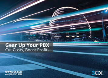Gear Up Your PBX - Progreso Networks & Security