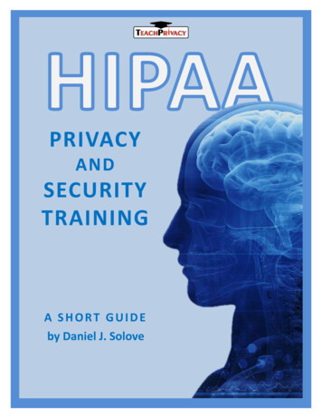 HIPAA Privacy And Security Training FAQ