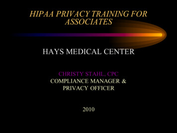 HIPAA Privacy Training - SUNY New Paltz