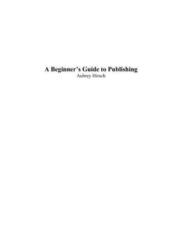 Hirsch Guide To Publishing