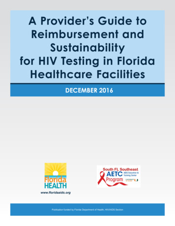 HIV Testing Sustainability Guide - Florida Department Of Health