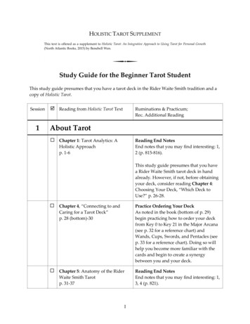 Holistic Tarot Study Guide For Beginners - WordPress 