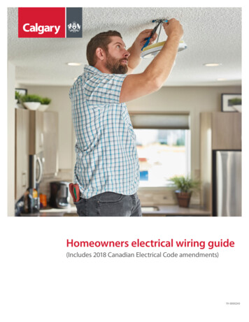 Homeowner Electrical Wiring Guide - Calgary