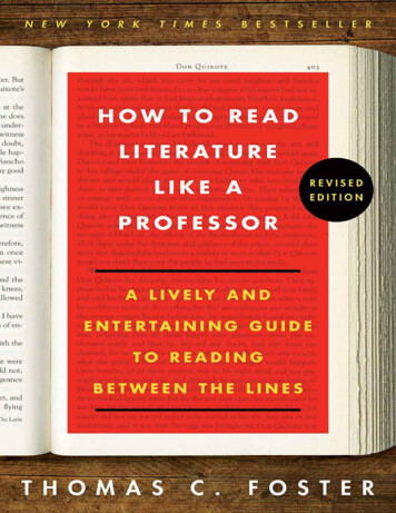 How To Read Literature Like A Professor Revised: A 