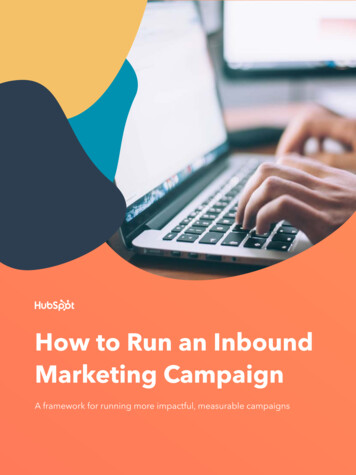 How To Run An Inbound Marketing Campaign