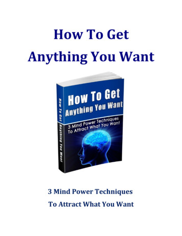 How To Get Anything You Want - The Law Of Attraction 