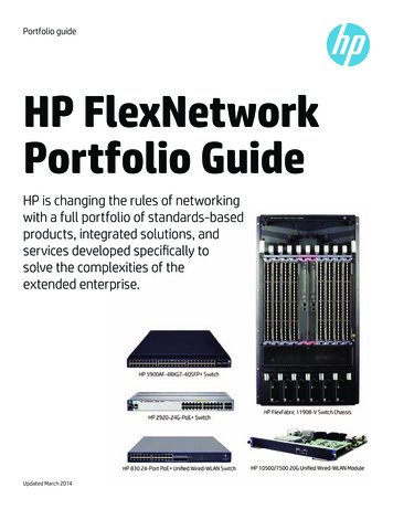 HP FlexNetwork Portfolio Guide - IT Management, Calibration
