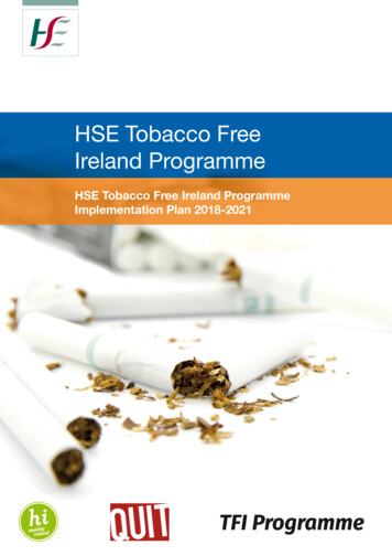 HSE Tobacco Free Ireland Programme