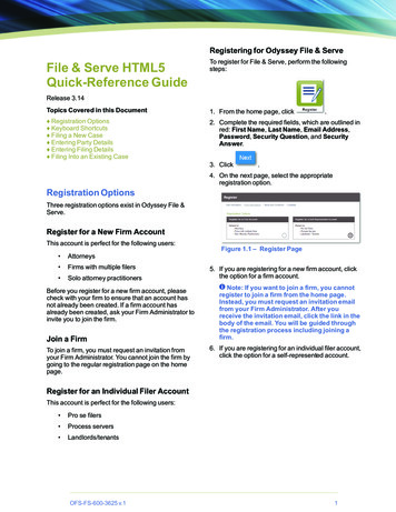 File Serve HTML5 ToregisterforFile&Serve .