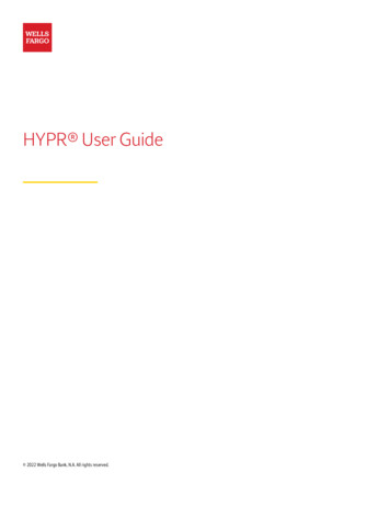 HYPR User Guide - Wells Fargo