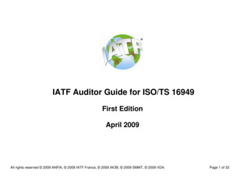 IATF Auditor Guide For ISO/TS 16949 - DQS Japan