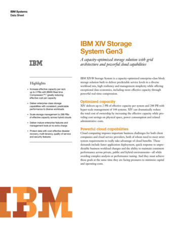 IBM XIV Storage System Gen3 - Stockcheck 