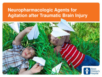 Neuropharmacologic Agents For Agitation After Traumatic Brain . - AACPDM