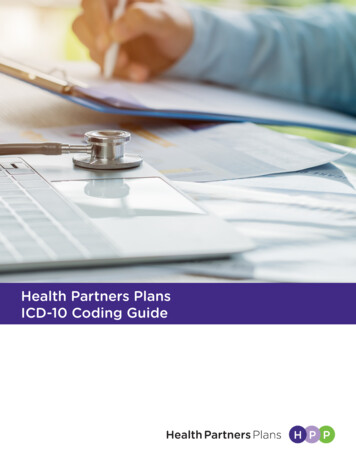 Health Partners Plans ICD-10 Coding Guide