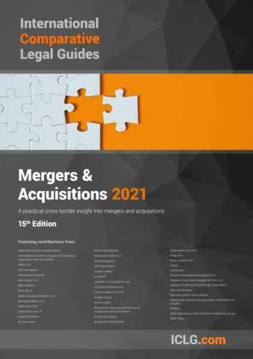 Mergers & Acquisitions 2021