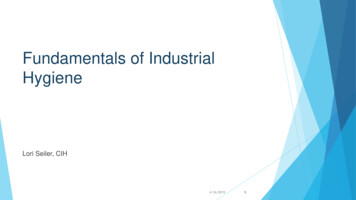 Fundamentals Of Industrial Hygiene