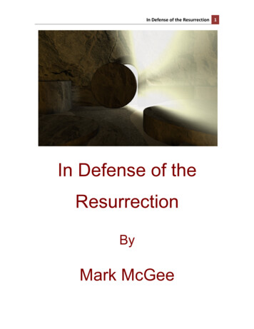 In Defense Of The Resurrection - WordPress 