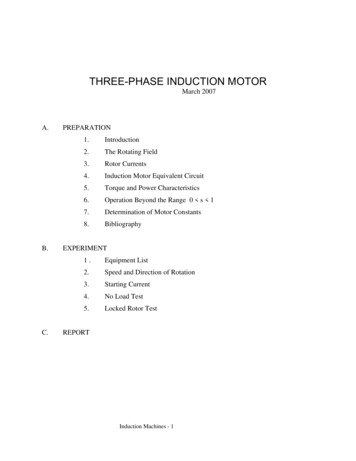 THREE-PHASE INDUCTION MOTOR