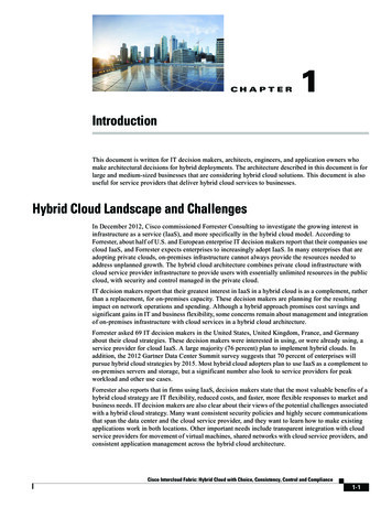 Introduction Hybrid Cloud Landscape And Challenges - Cisco