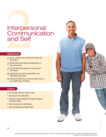 Interpersonal Communication And Self