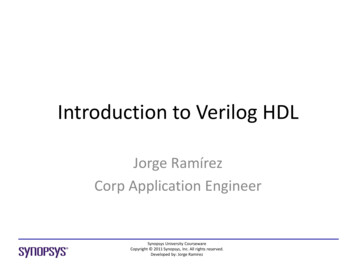 Introduction To Verilog HDL