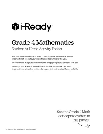 Grade 4 Mathematics - Framework