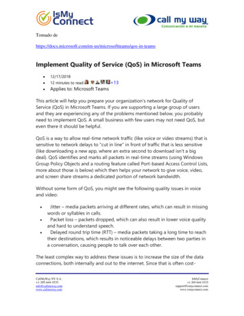Implement Quality Of Service (QoS) In Microsoft Teams