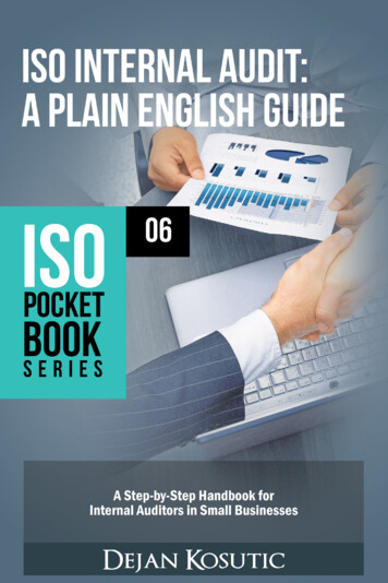 ISO Internal Audit: A Plain English Guide