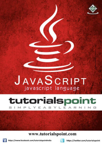 JavaScript_Tutorial.pdf - Tutorialspoint