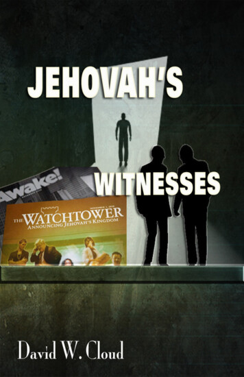 E Jehovah’s Witnesses - Way Of Life