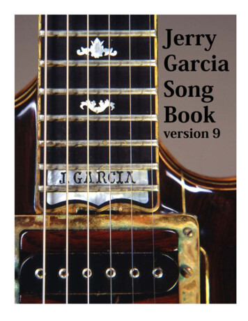 JERRY GARCIA SONG BOOK – VER. 9 - WordPress 