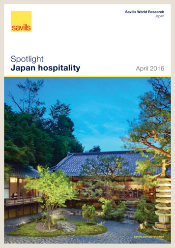 Spotlight Japan Hospitality April 2016 - Pdf.savills.asia