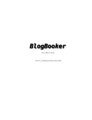 From Blog To Book. - MemberClicks