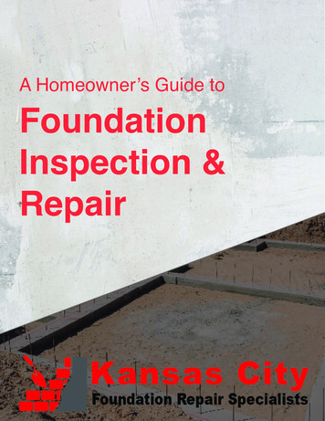 A Homeowner's Guide To Foundation Inspection & Repair