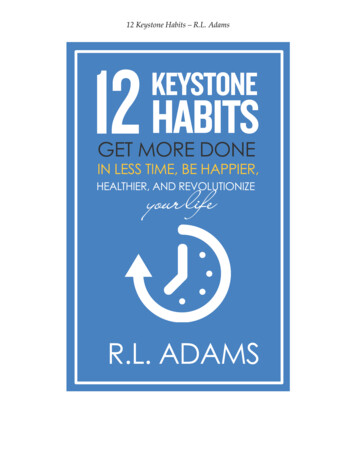 12 Keystone Habits – R.L. Adams - Wanderlust Worker