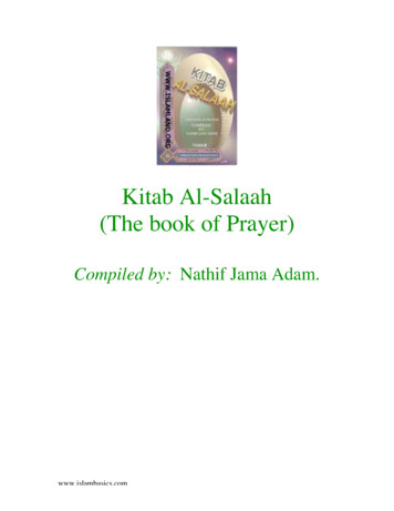 Kitab Al-Salaah (The Book Of Prayer) - Islam Tomorrow