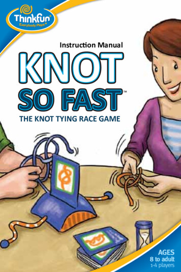 THE KNOT TYING RACE GAME