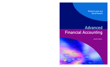 Seventh Edition Advanced Financial Accounting