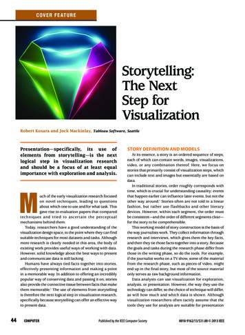 Storytelling: The Next Step For Visualization