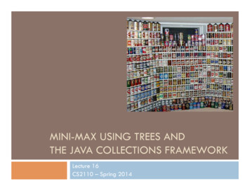 MINI-MAX USING TREES AND THE JAVA COLLECTIONS 