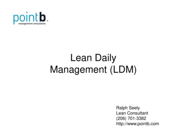 Lean Daily Management (LDM) - Wa