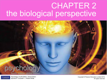 CHAPTER 2 The Biological Perspective