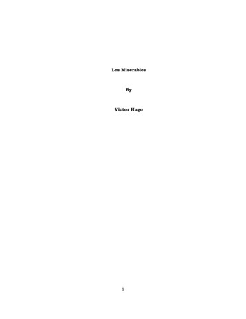 Les Miserables By Victor Hugo - Free C Lassic E-books
