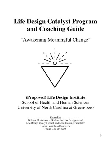 Life Design Catalyst Program And Coaching Guide