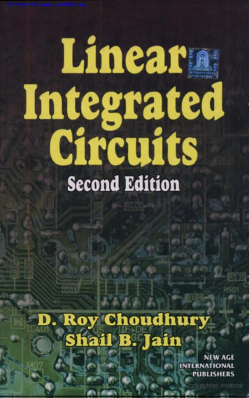 Linear Integrated Circuit 2nd Edition D. Roy Choudhary