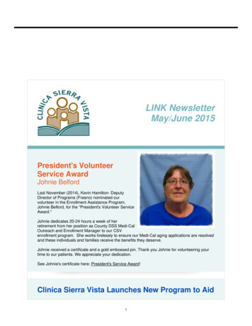 LINK Newsletter May/June 2015 - Chcchronicles 