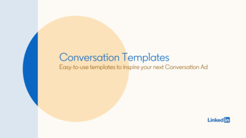 Conversation Templates - LinkedIn