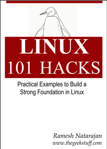 Linux 101 Hacks Thegeekstuff - Univ-tln.fr