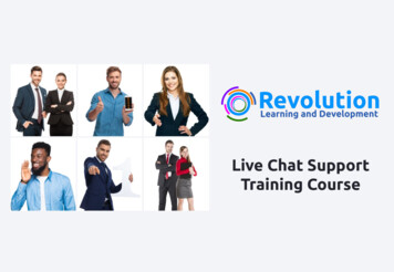 Live Chat Support Training Course - Revolution Learning And Development Ltd